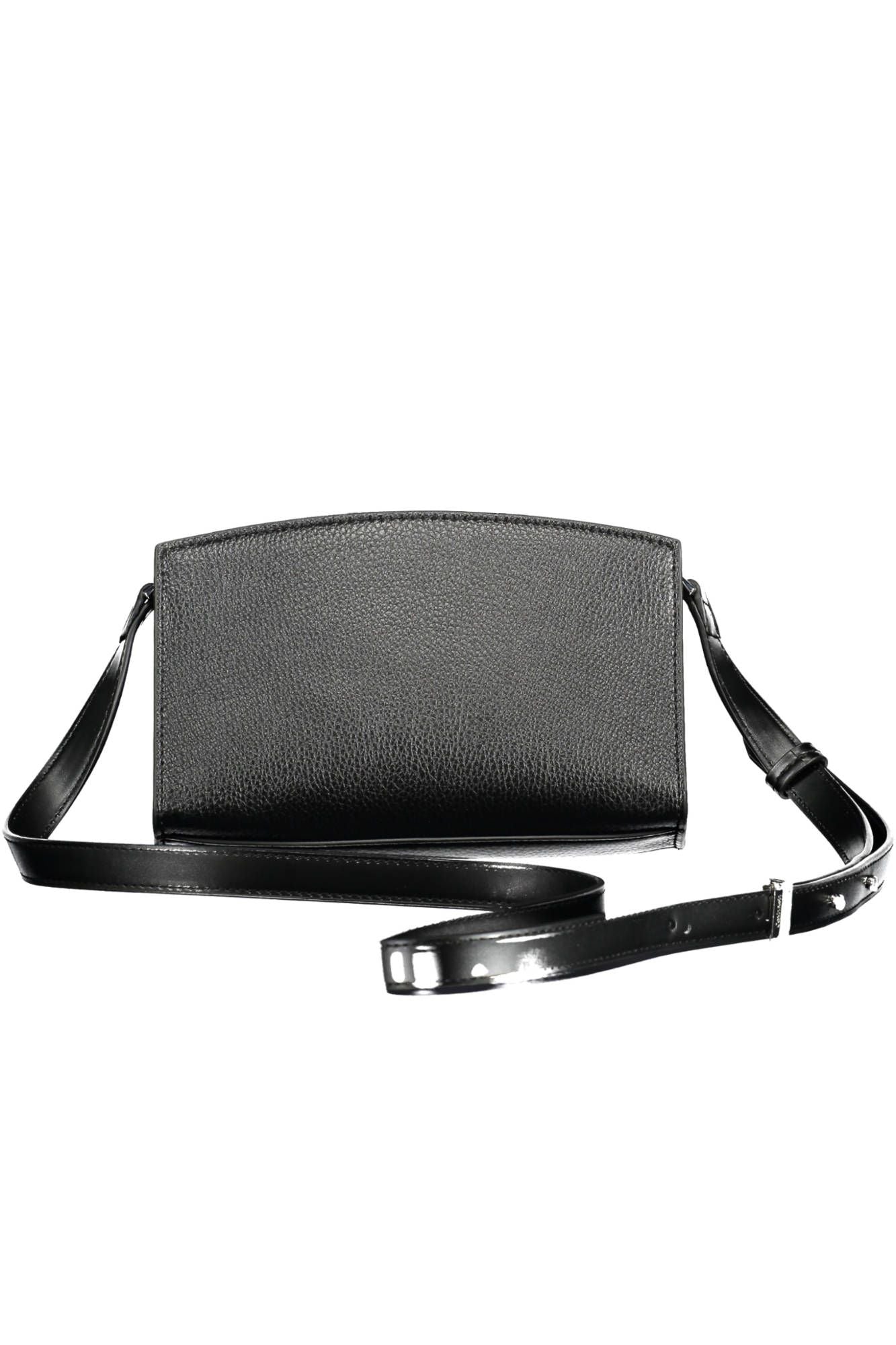 Black Polyester Women Handbag