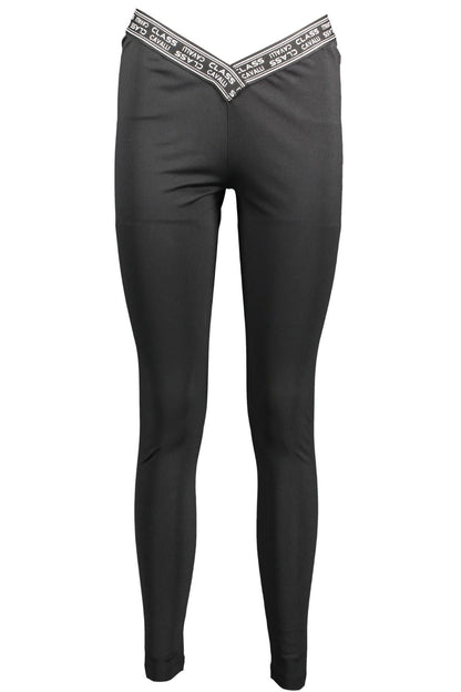 Black Polyester Women Legging