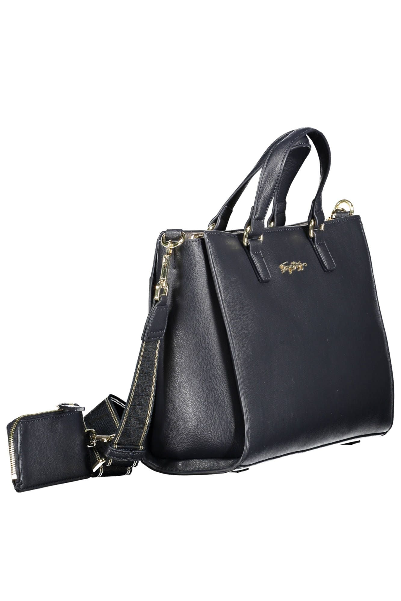 Chic Blue Two-Handle City Tote