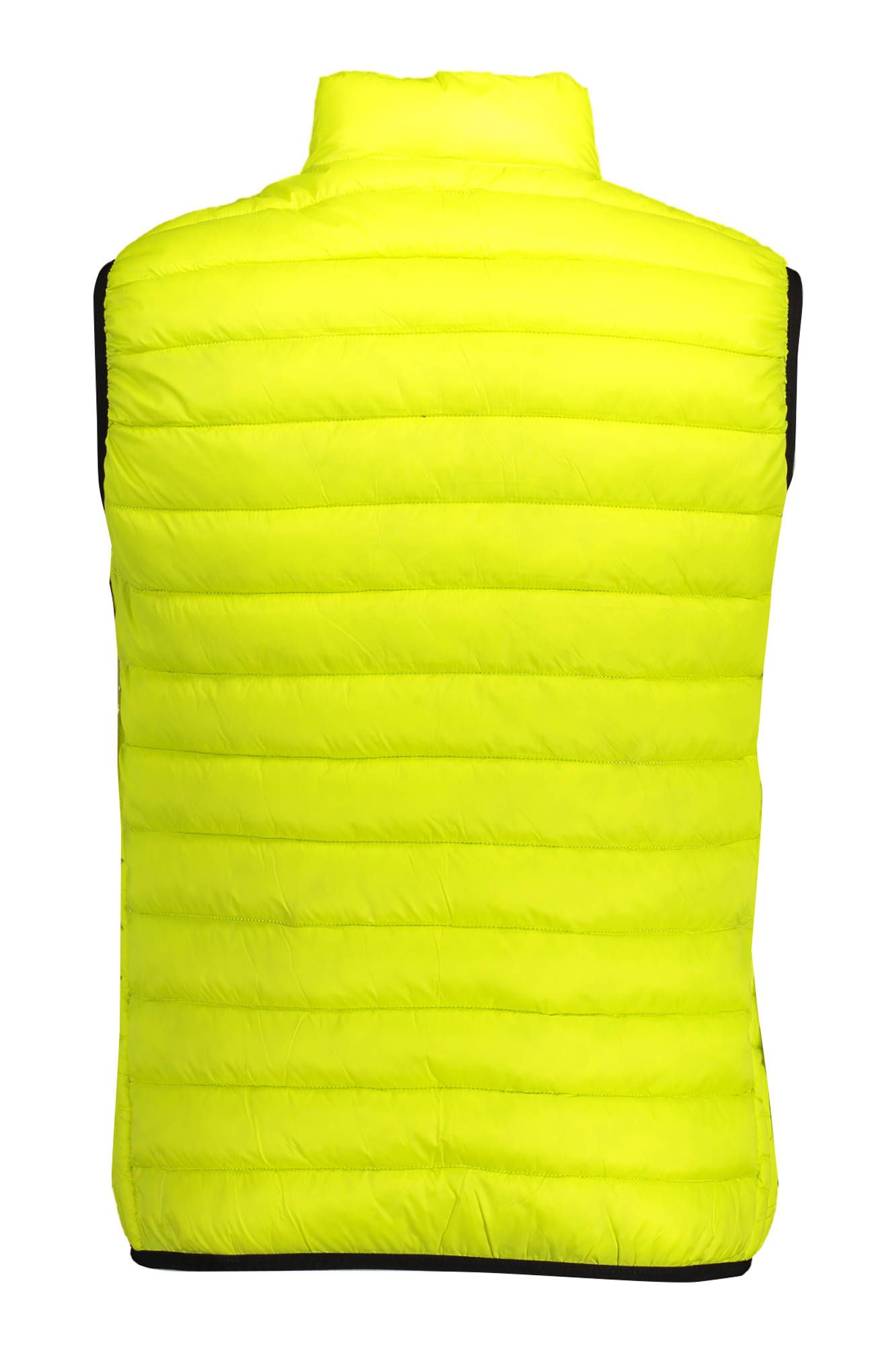 Yellow Nylon Men Jacket