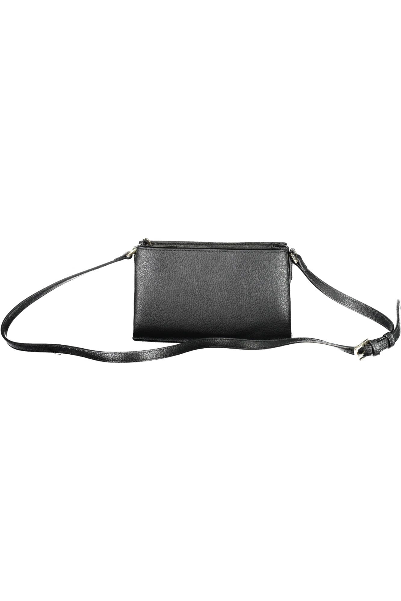 Black Polyester Women Handbag