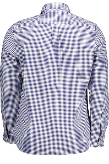 Light Blue Cotton Men Shirt