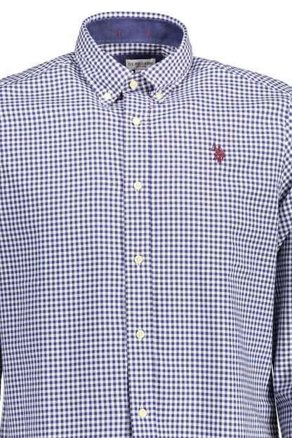 Light Blue Cotton Men Shirt