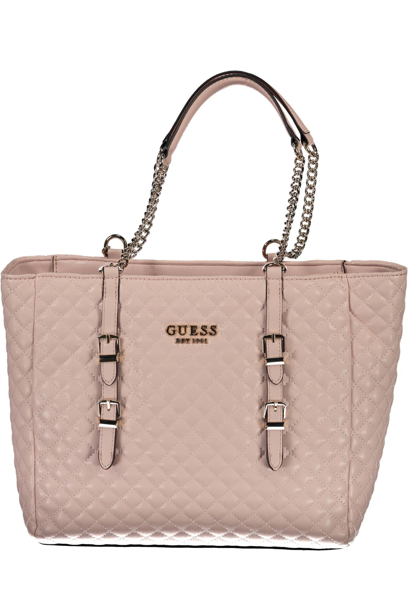 Pink Polyethylene Women Handbag