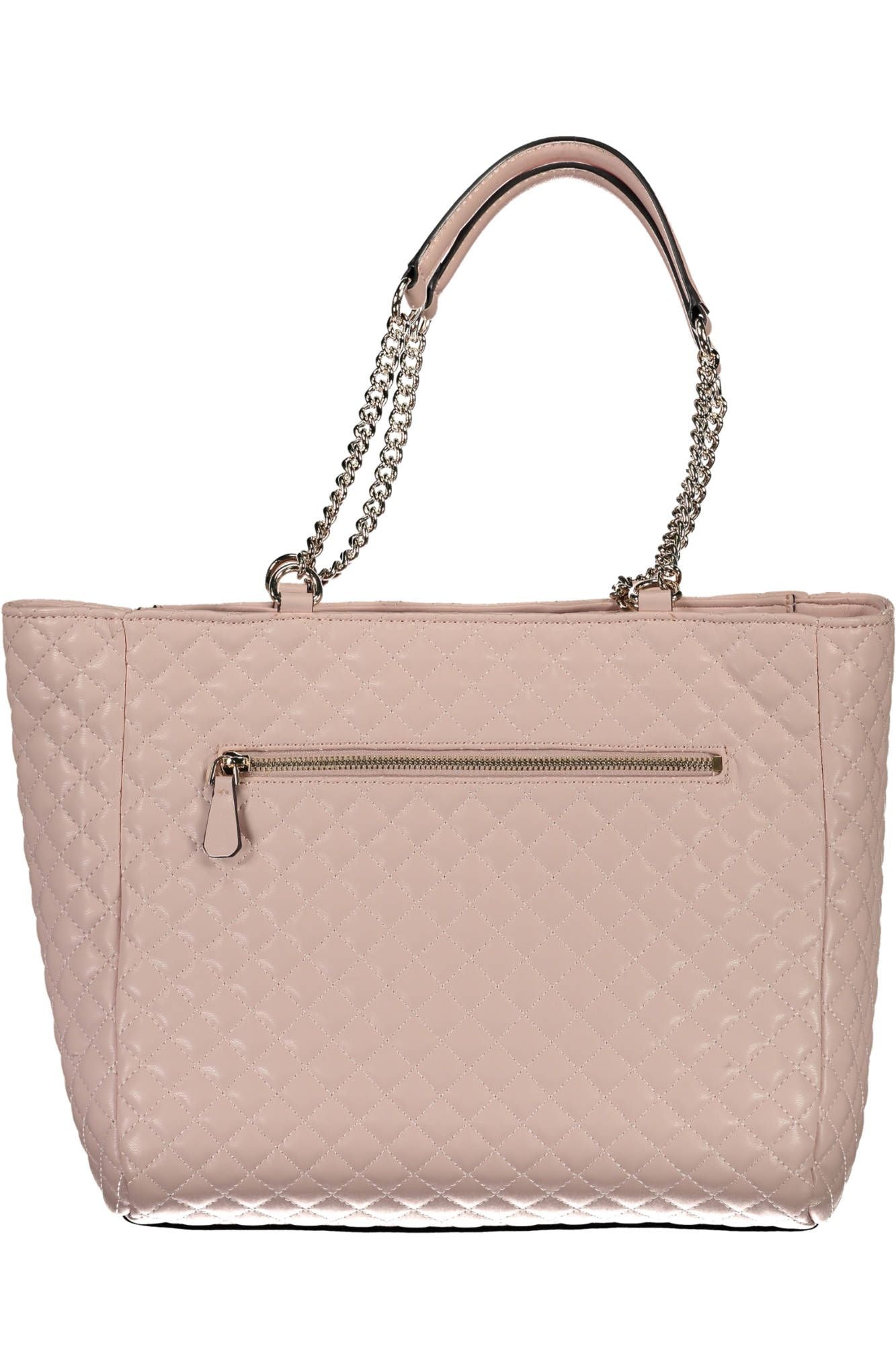 Pink Polyethylene Women Handbag