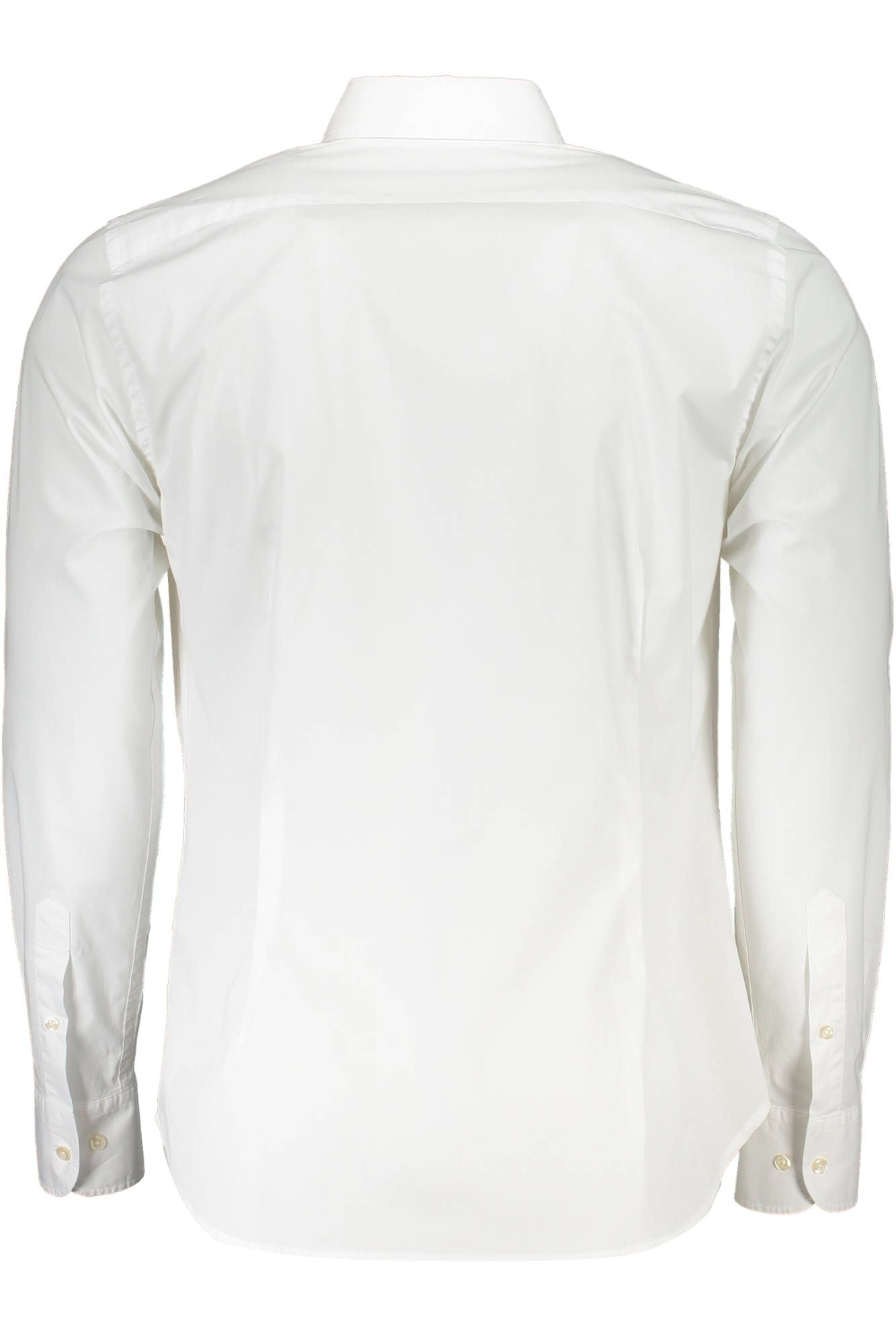 White Cotton Men Shirt