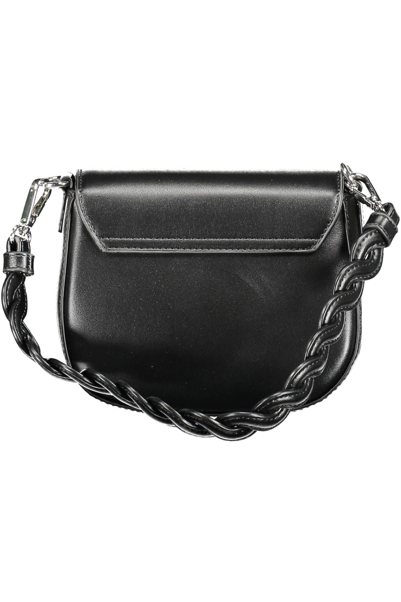 Black PVC Women Handbag