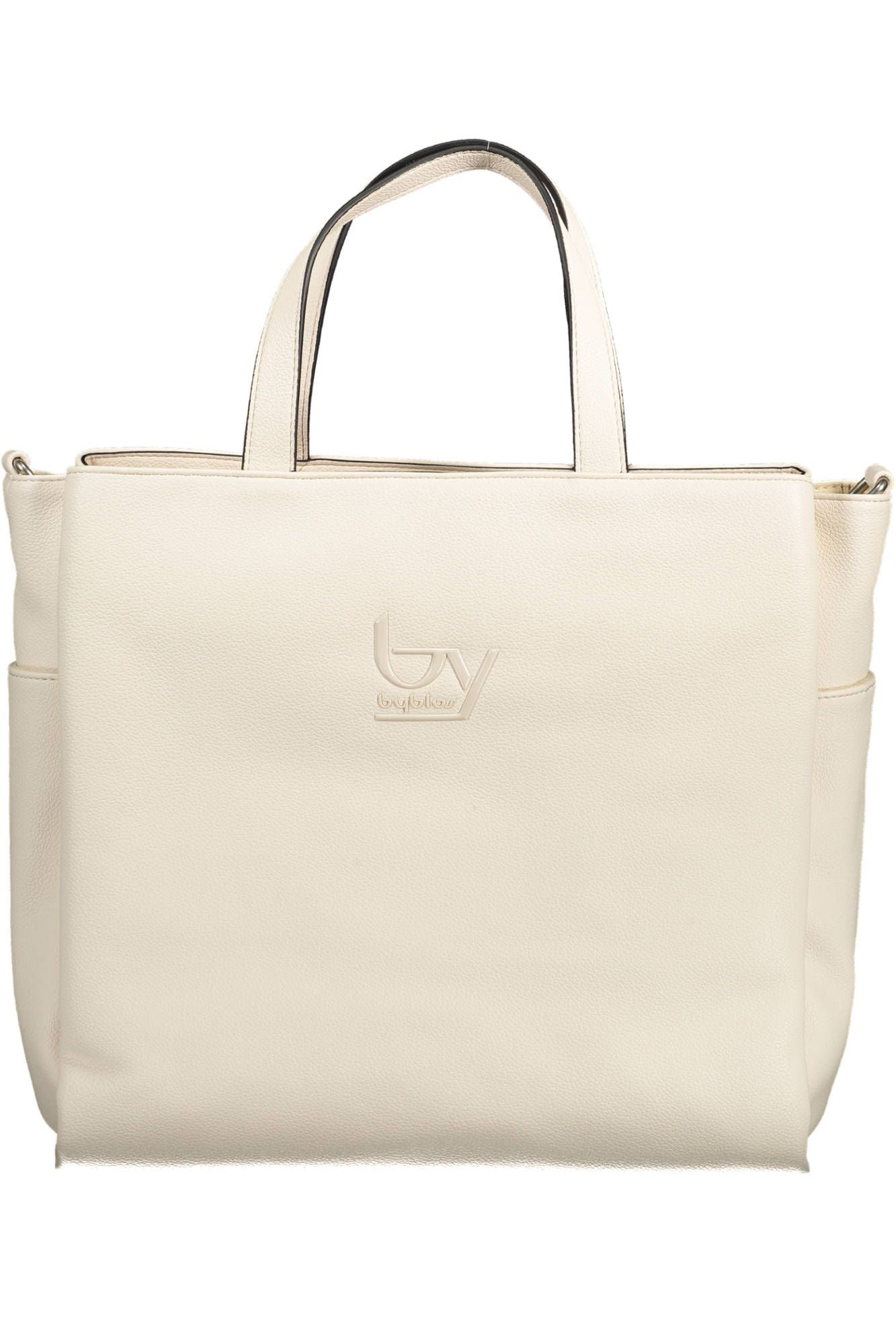 White Polyethylene Women Handbag