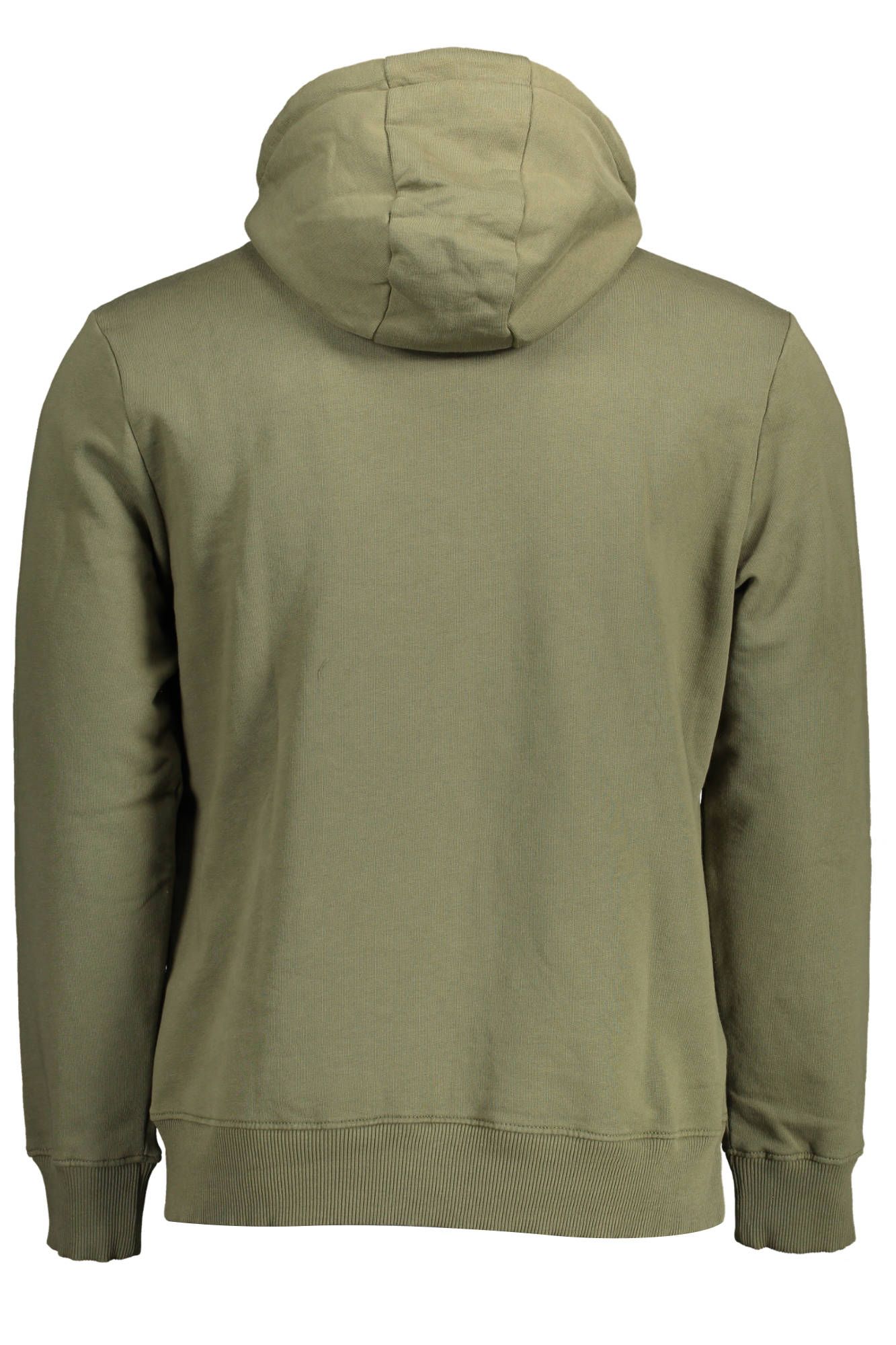 Green Cotton Men Sweater