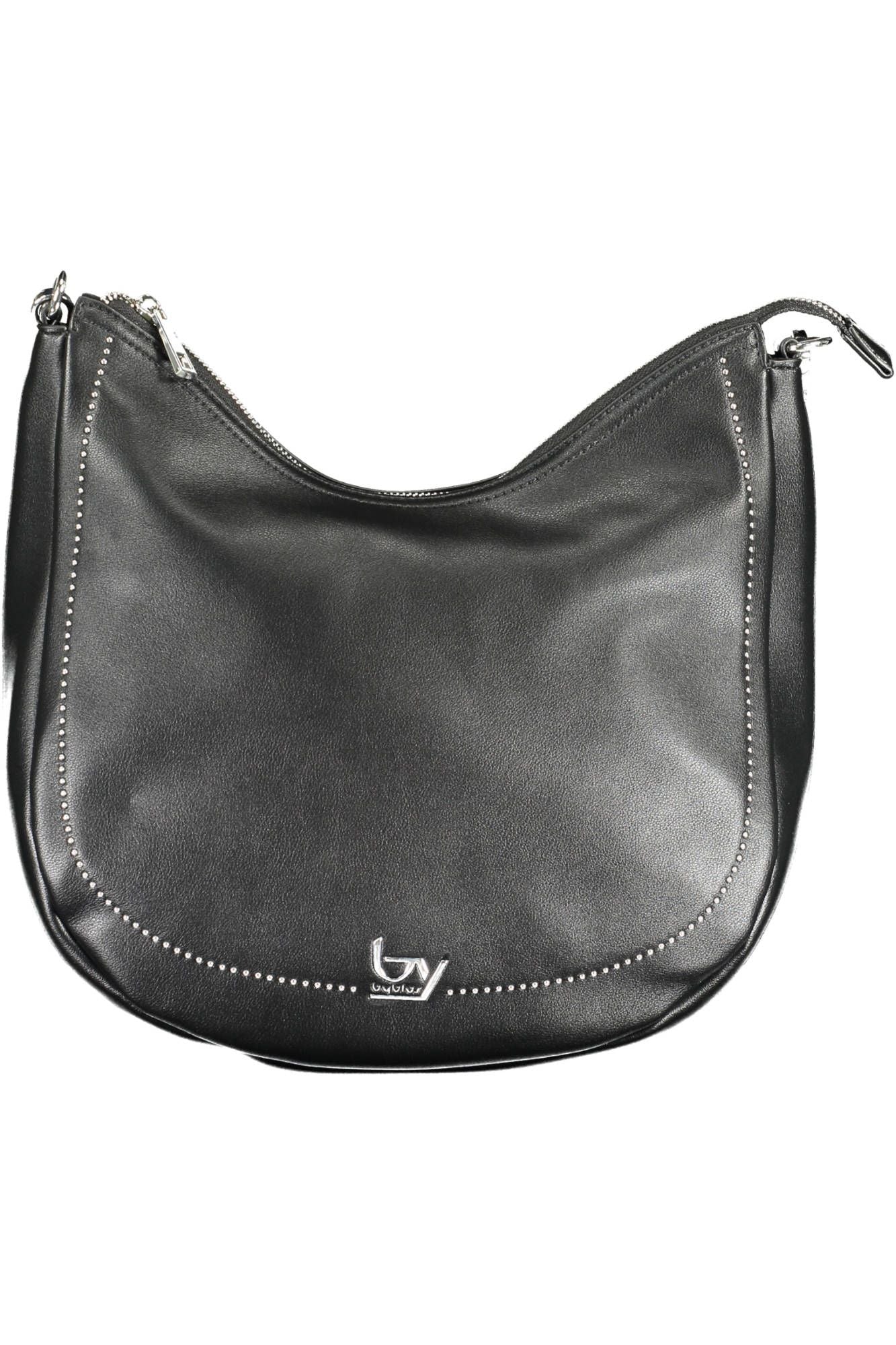 Black Polyethylene Women Handbag