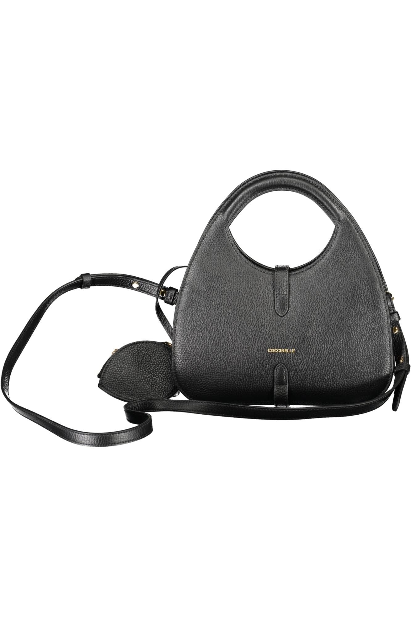 Elegant Duo-Compartment Leather Handbag