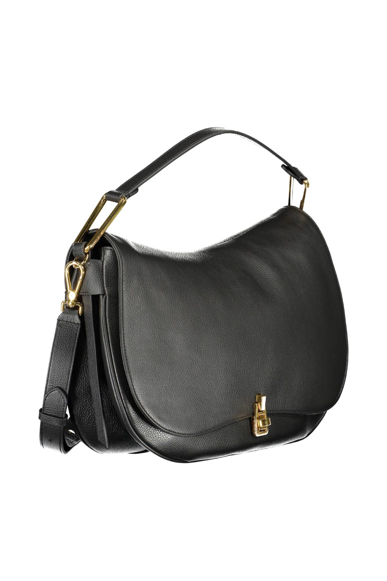 Chic Black Leather Shoulder Bag