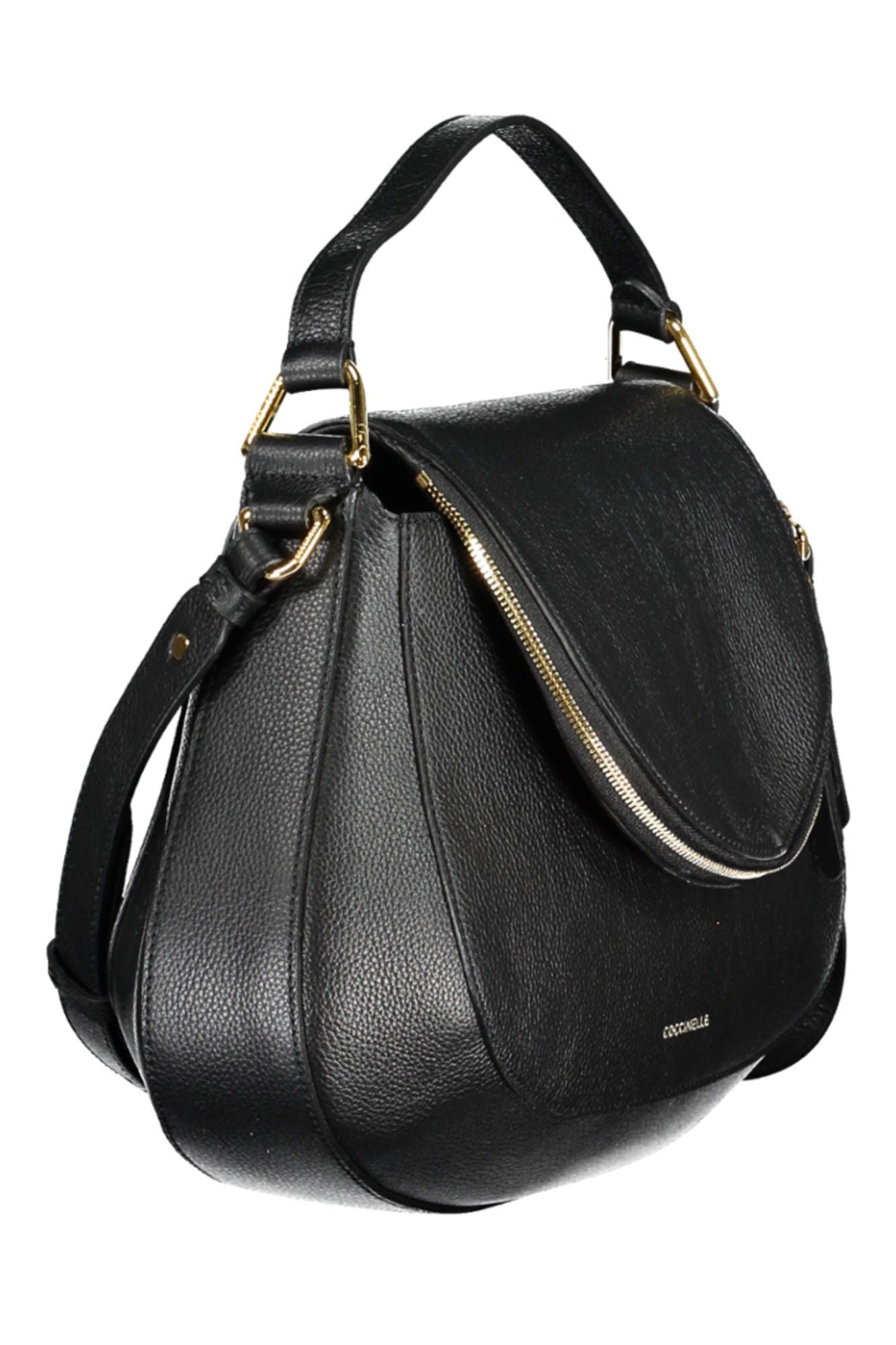 Black Leather Women Handbag