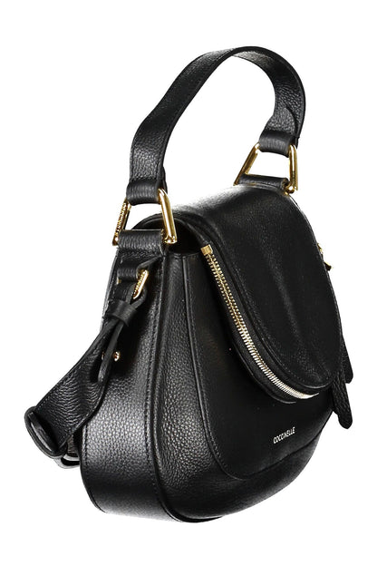 Black Leather Women Handbag