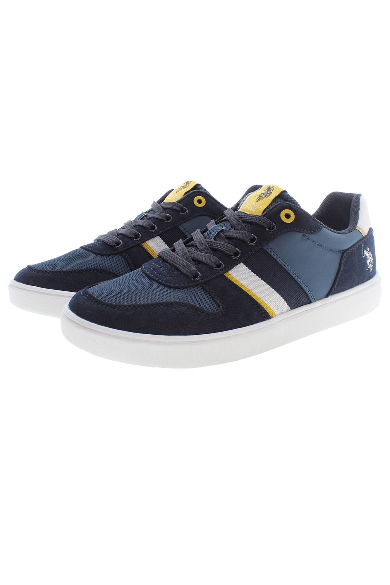 Sleek Blue Sneakers with Contrasting Details