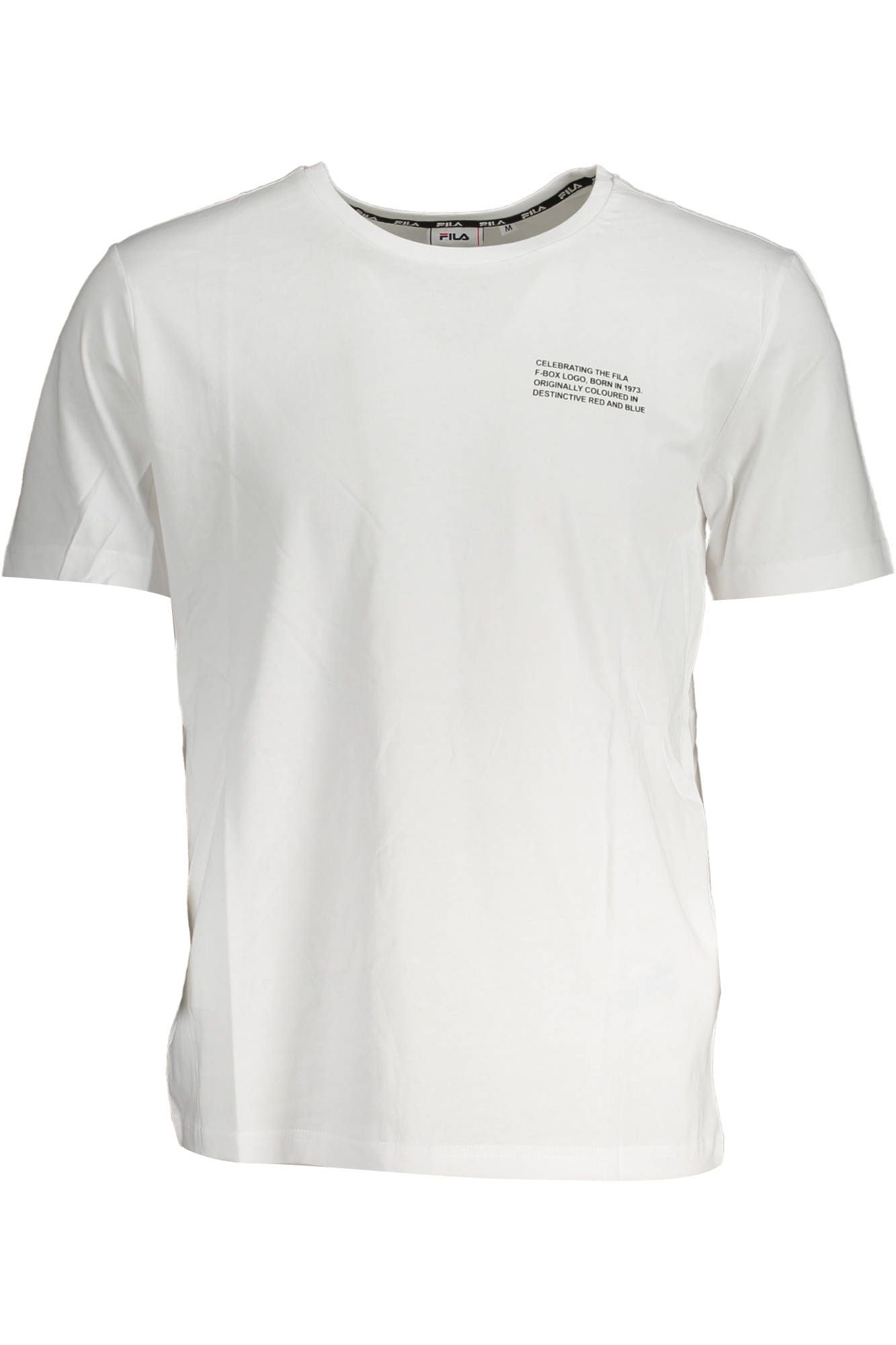 White Cotton Men T-Shirt