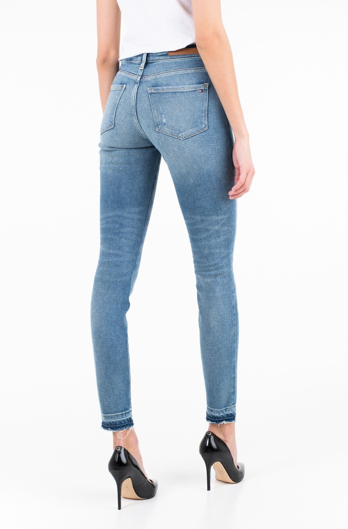 Blue Cotton Women Jegging