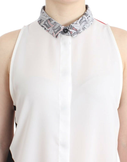Asymmetric Hem Button-Up Shirt Dress