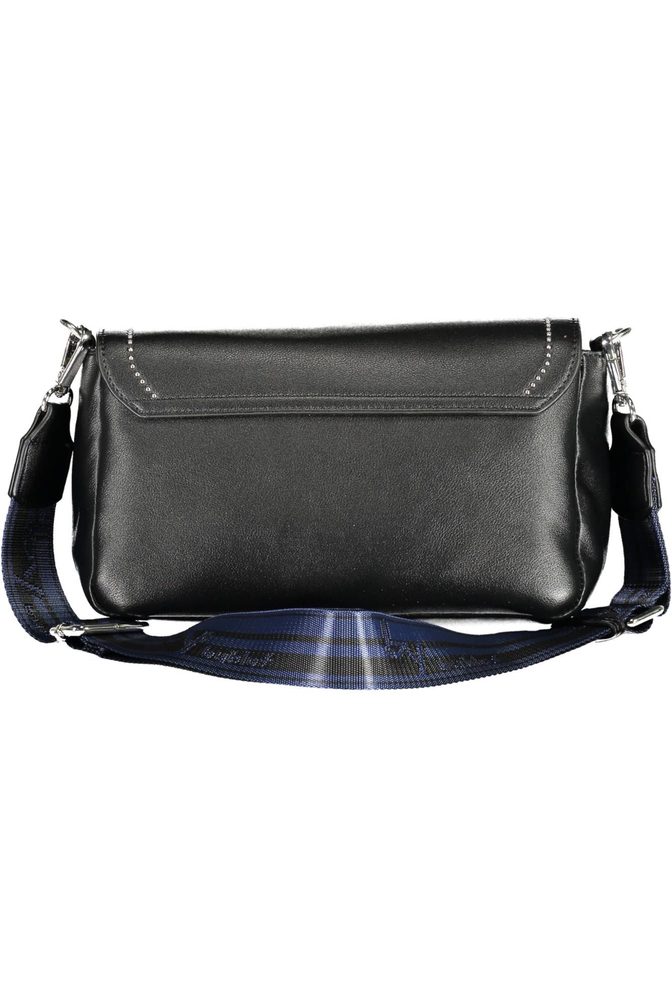 Black Polyethylene Women Handbag