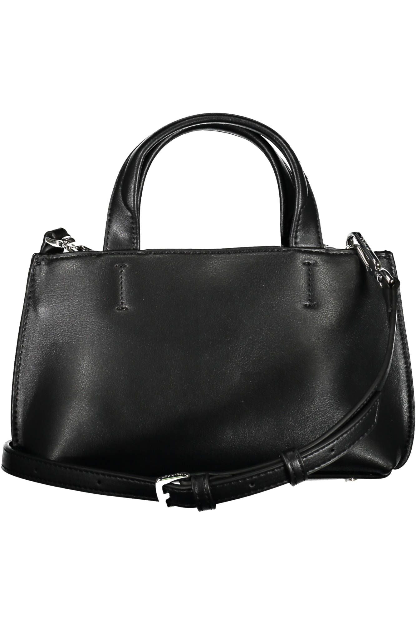 Elegant Black Dual-Handle Designer Bag