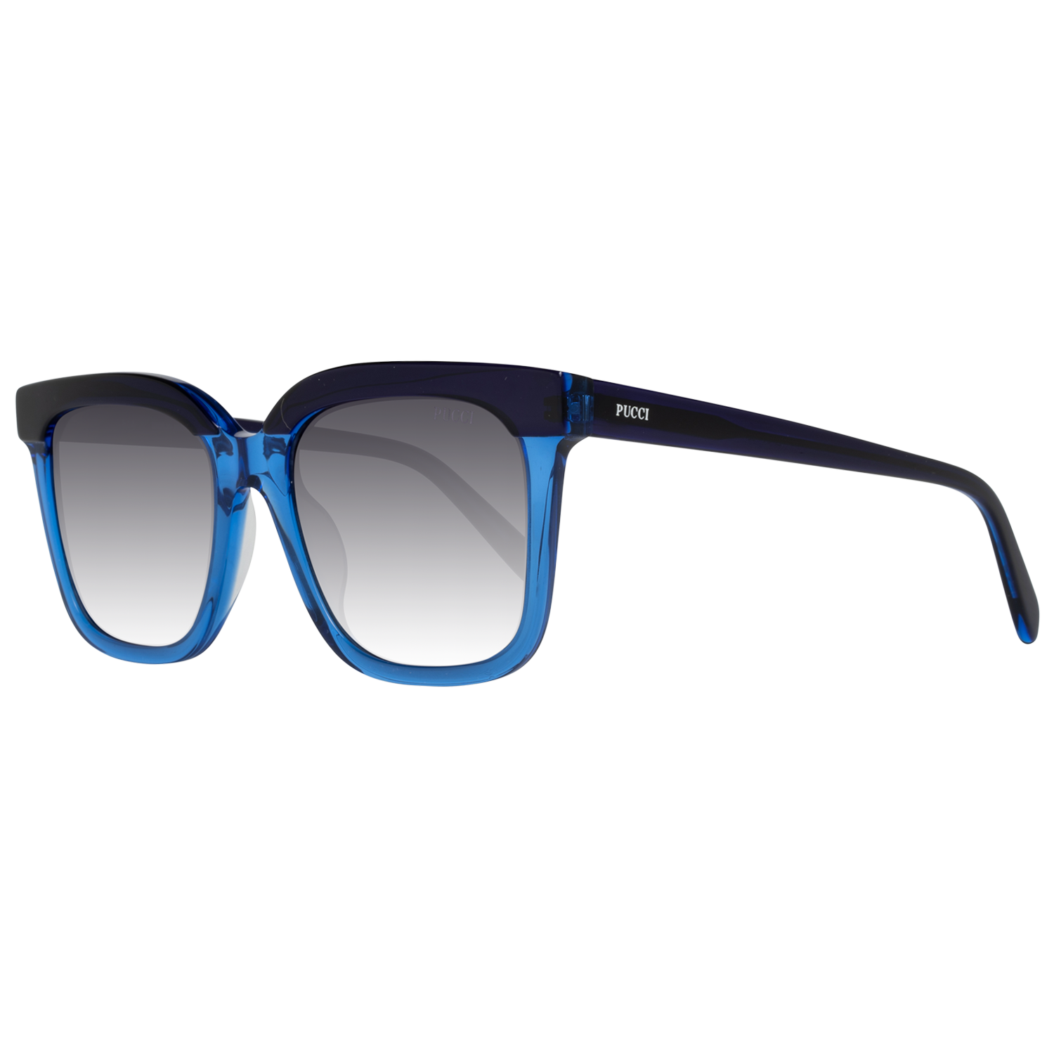 Chic Blue Square Gradient Sunglasses