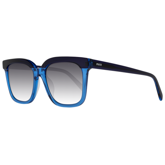 Chic Blue Square Gradient Sunglasses