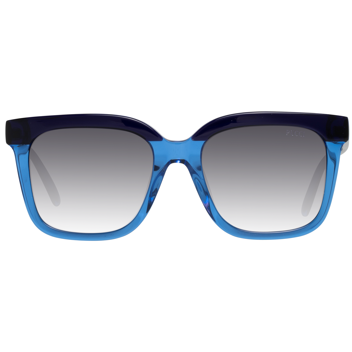 Chic Blue Square Gradient Sunglasses