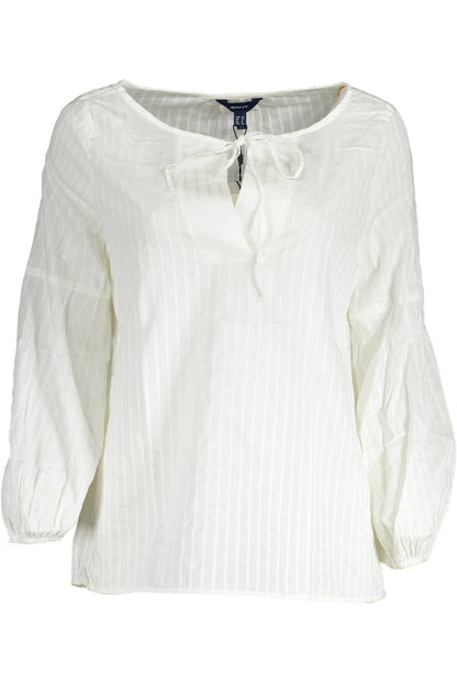 White Cotton Women Sweater