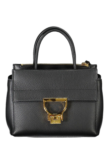 Black Leather Women Handbag