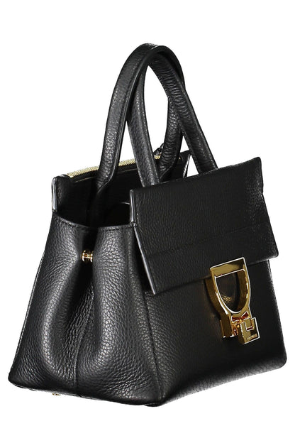 Black Leather Women Handbag