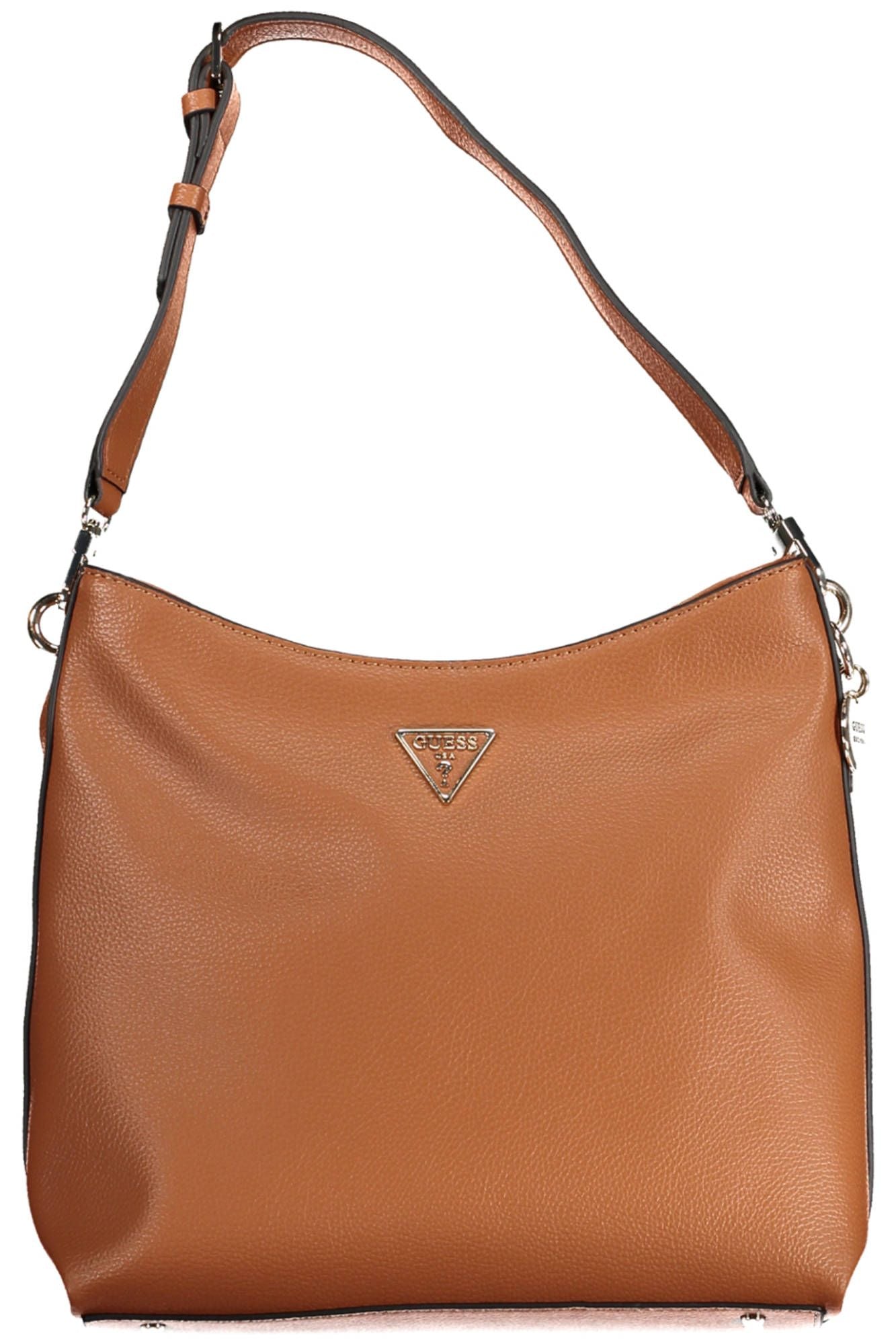 Brown Polyethylene Women Handbag