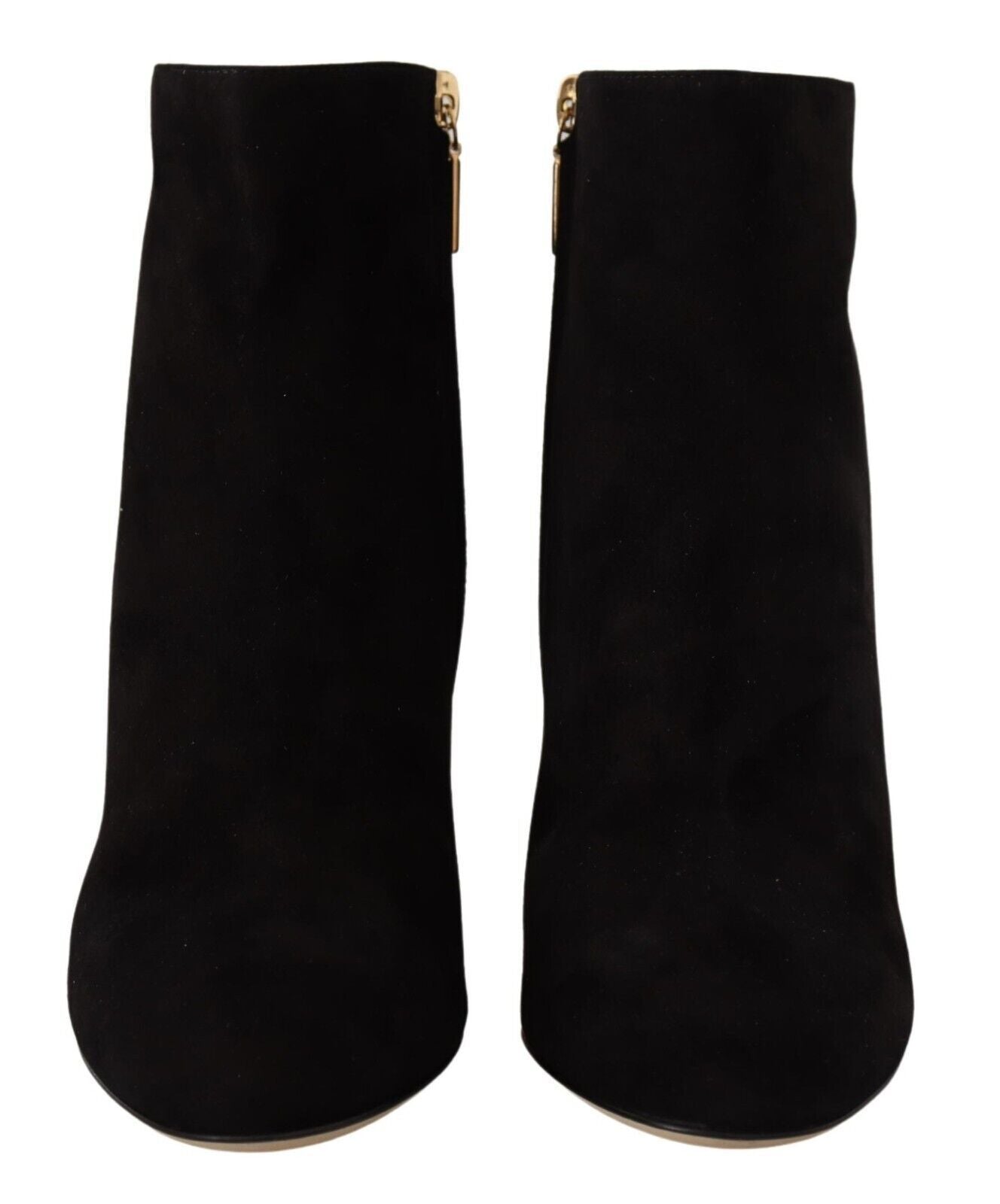 Elegant Suede Ankle Boots with Crystal Embellishment