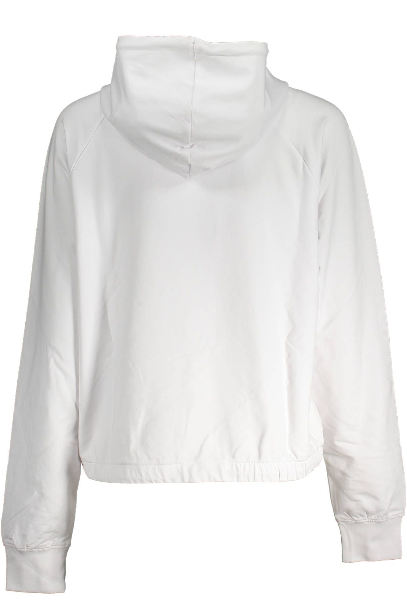 Classic White Hooded Sweatshirt with Embroidery