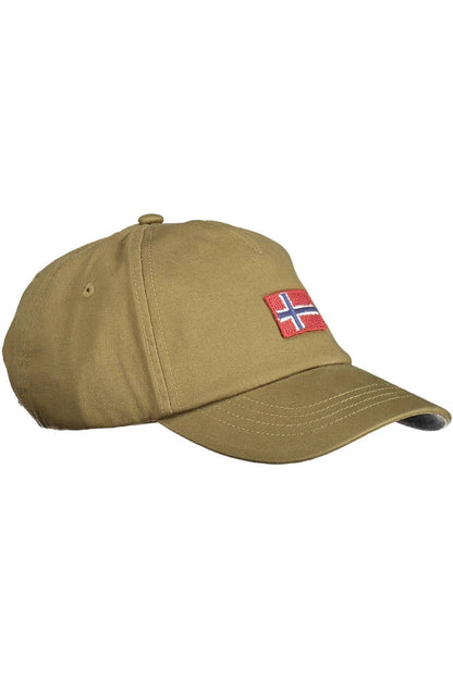 Green Cotton Men Cap