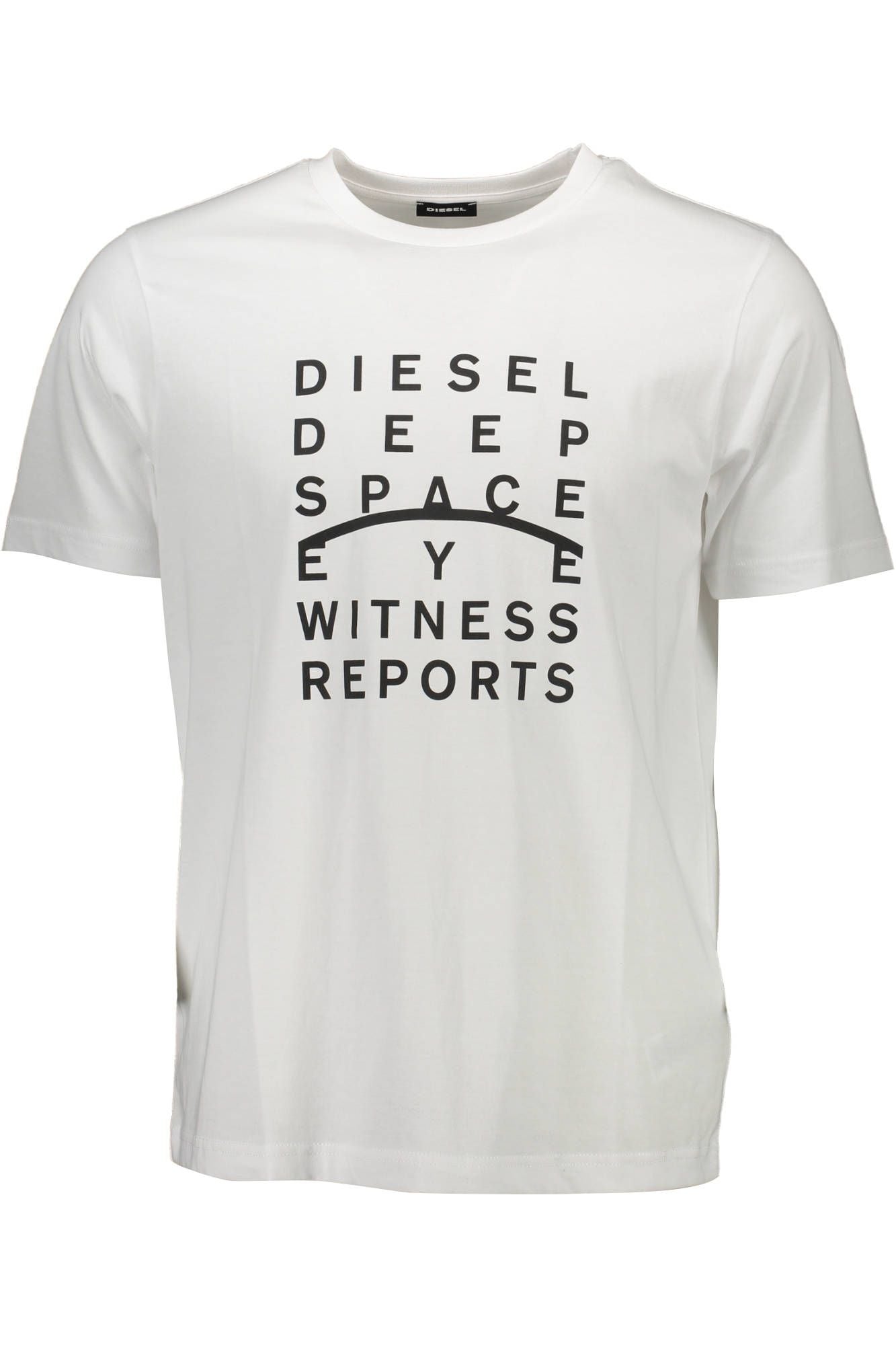 White Cotton Men T-Shirt