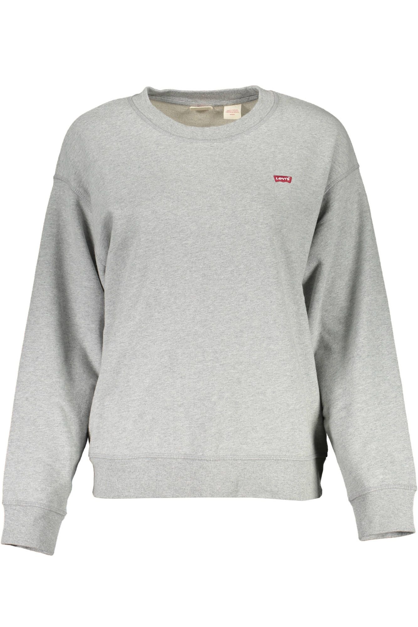 Gray Cotton Women Sweater