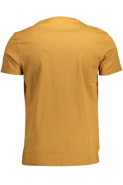 Sleek Slim Fit Timberland Tee in Earthy Brown