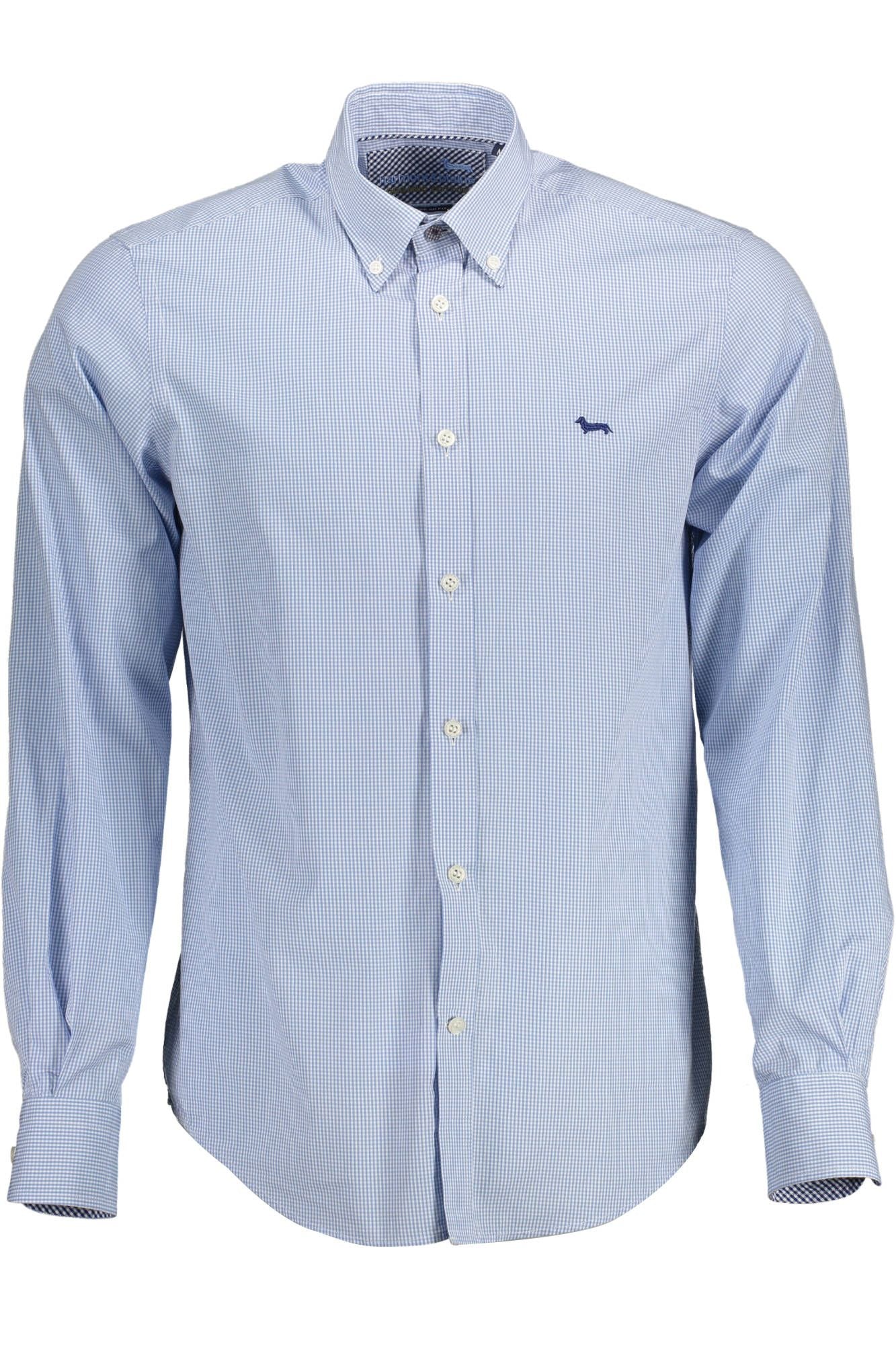 Light Blue Cotton Men Shirt