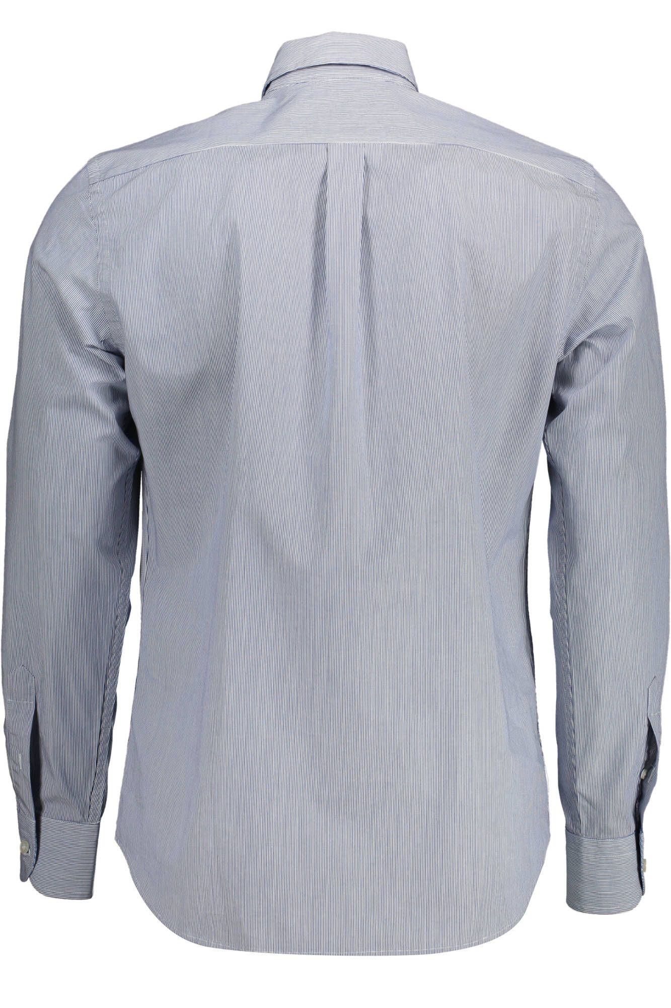 Blue Cotton Men Shirt