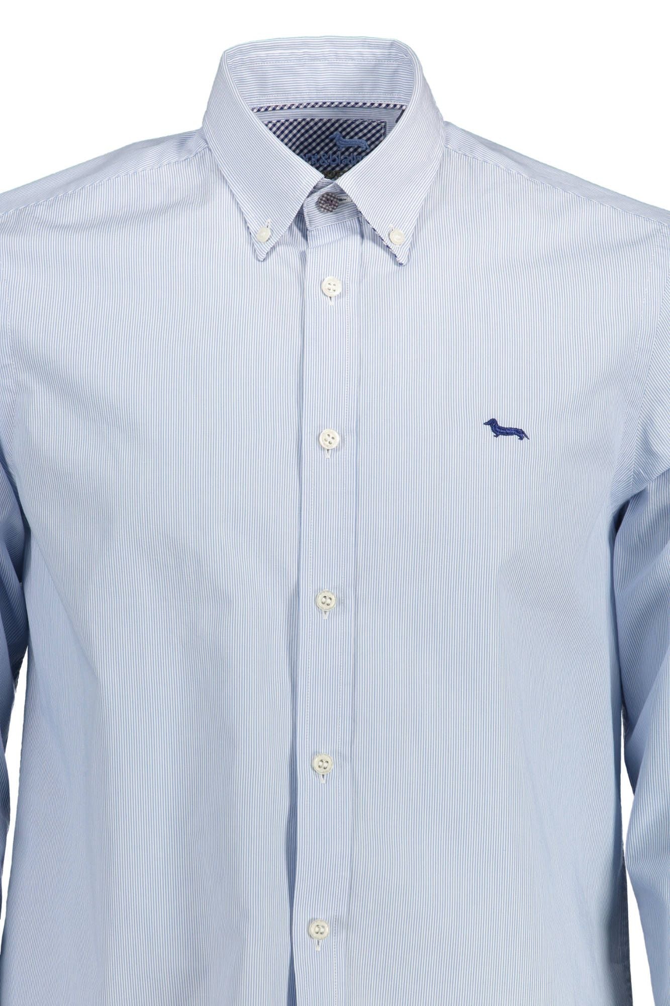 Elegant Light Blue Organic Cotton Shirt