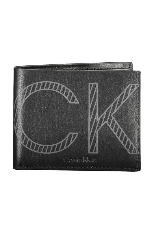 Sleek Black Leather RFID Wallet