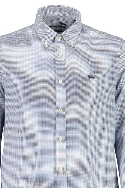 Elegant Light Blue Cotton Shirt for Men