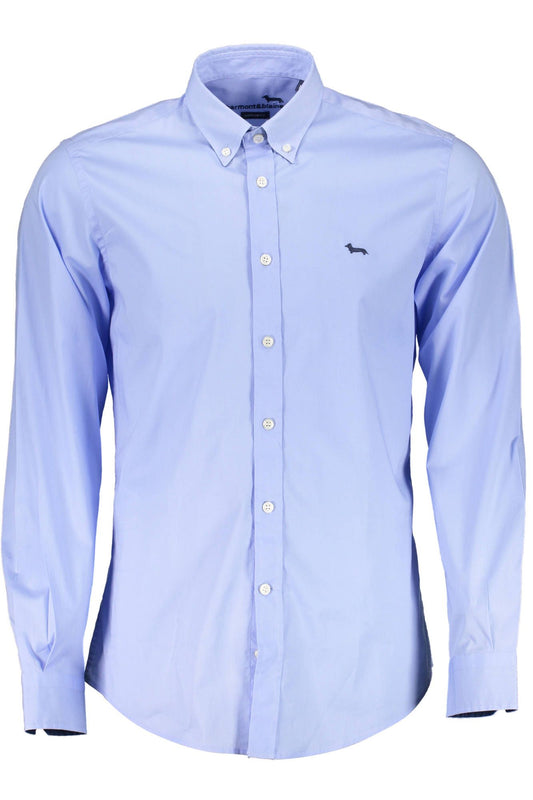 Light Blue Cotton Men Shirt