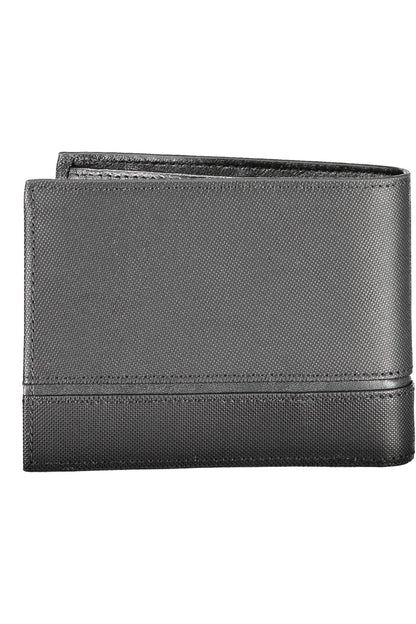 Sleek Black Leather Wallet with RFID Block