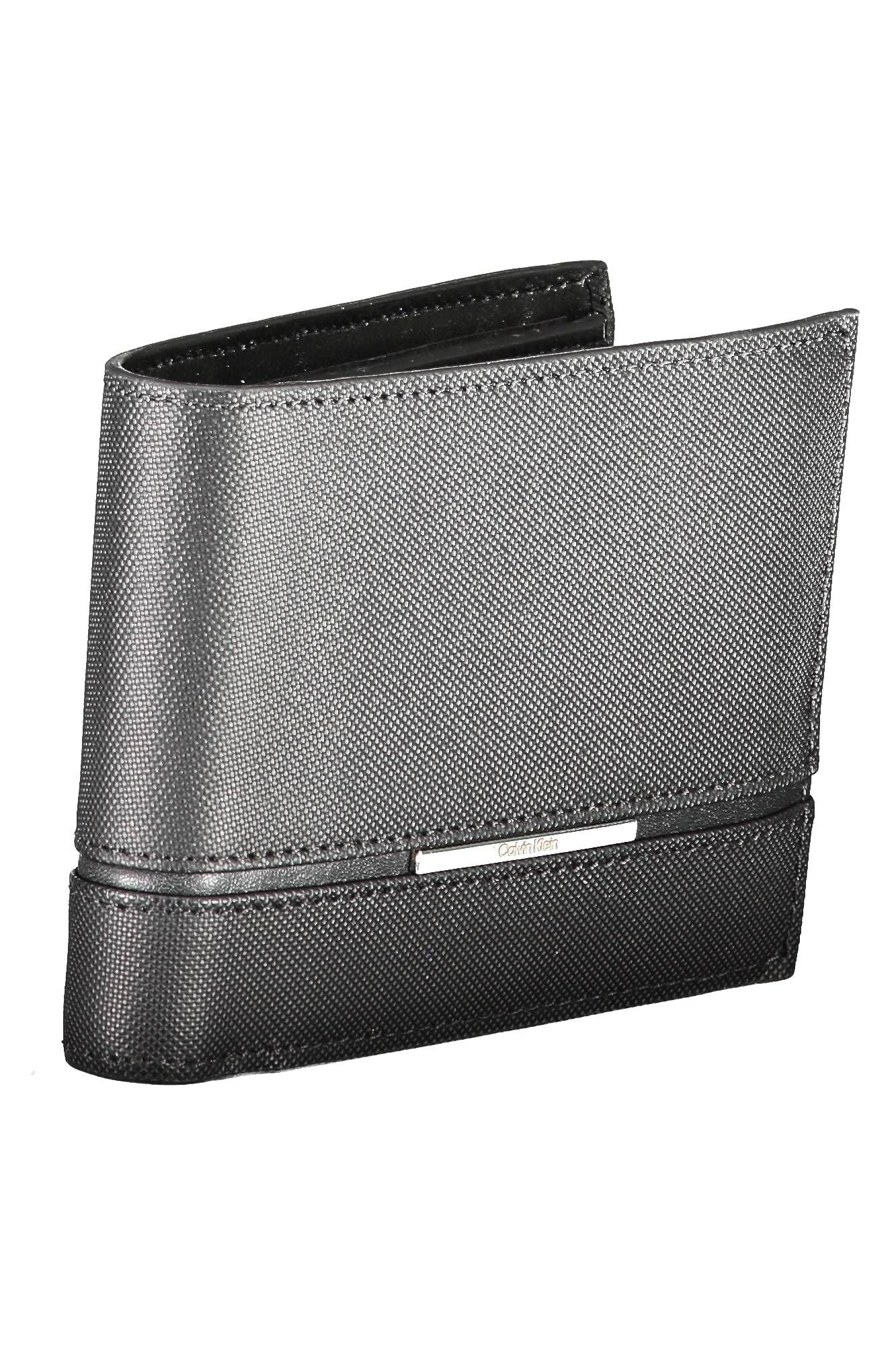 Sleek Black Leather Wallet with RFID Block