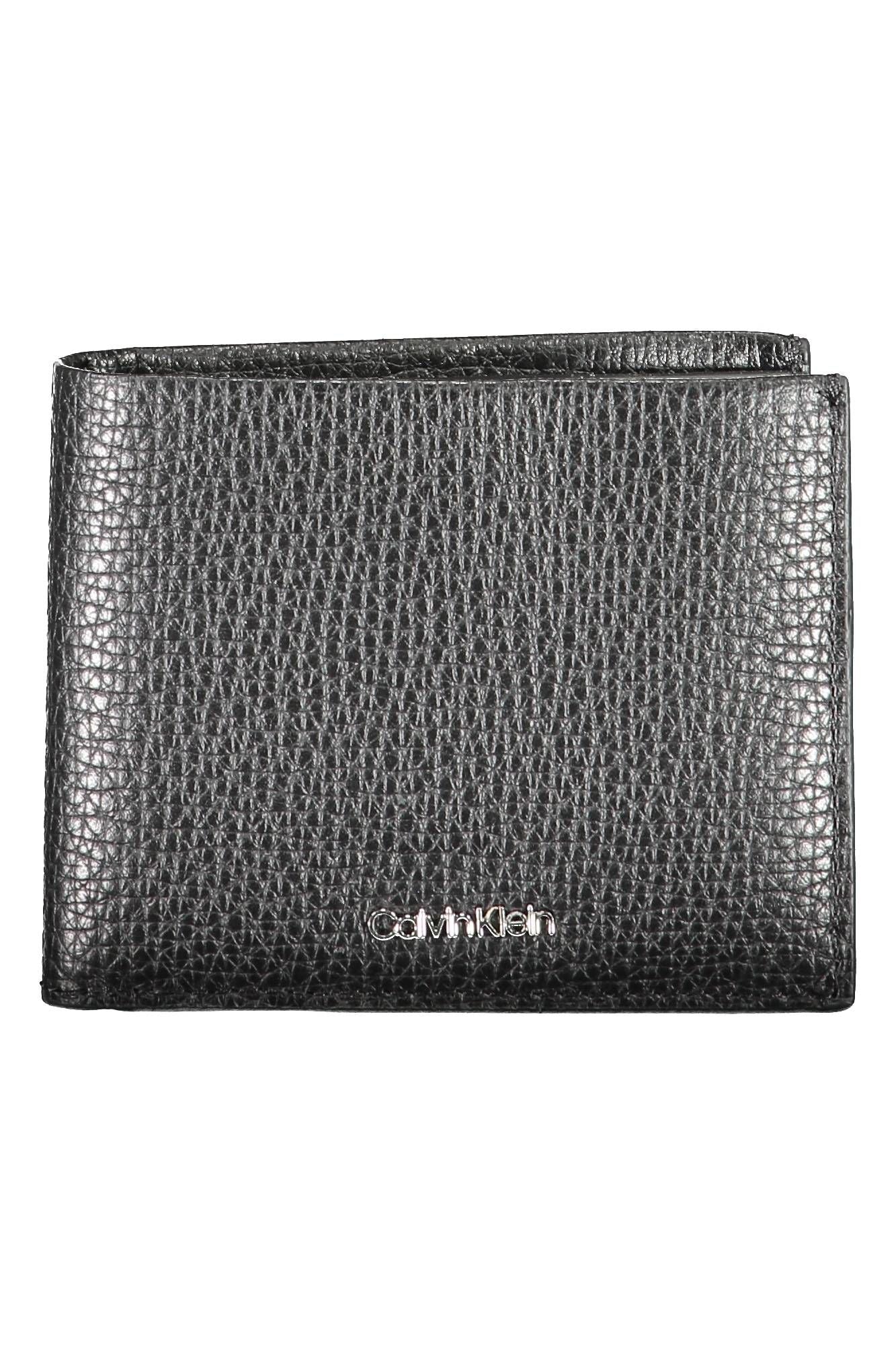 Sleek Black Leather RFID Wallet