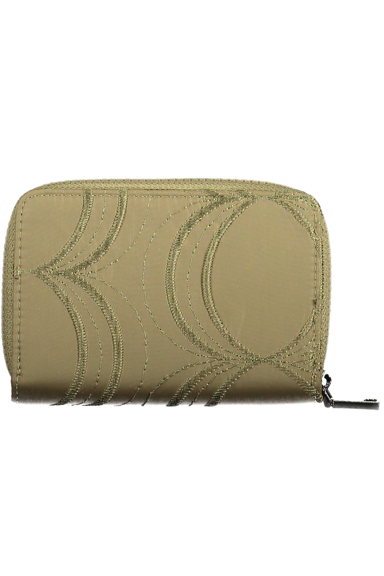 Green Polyester Women Wallet