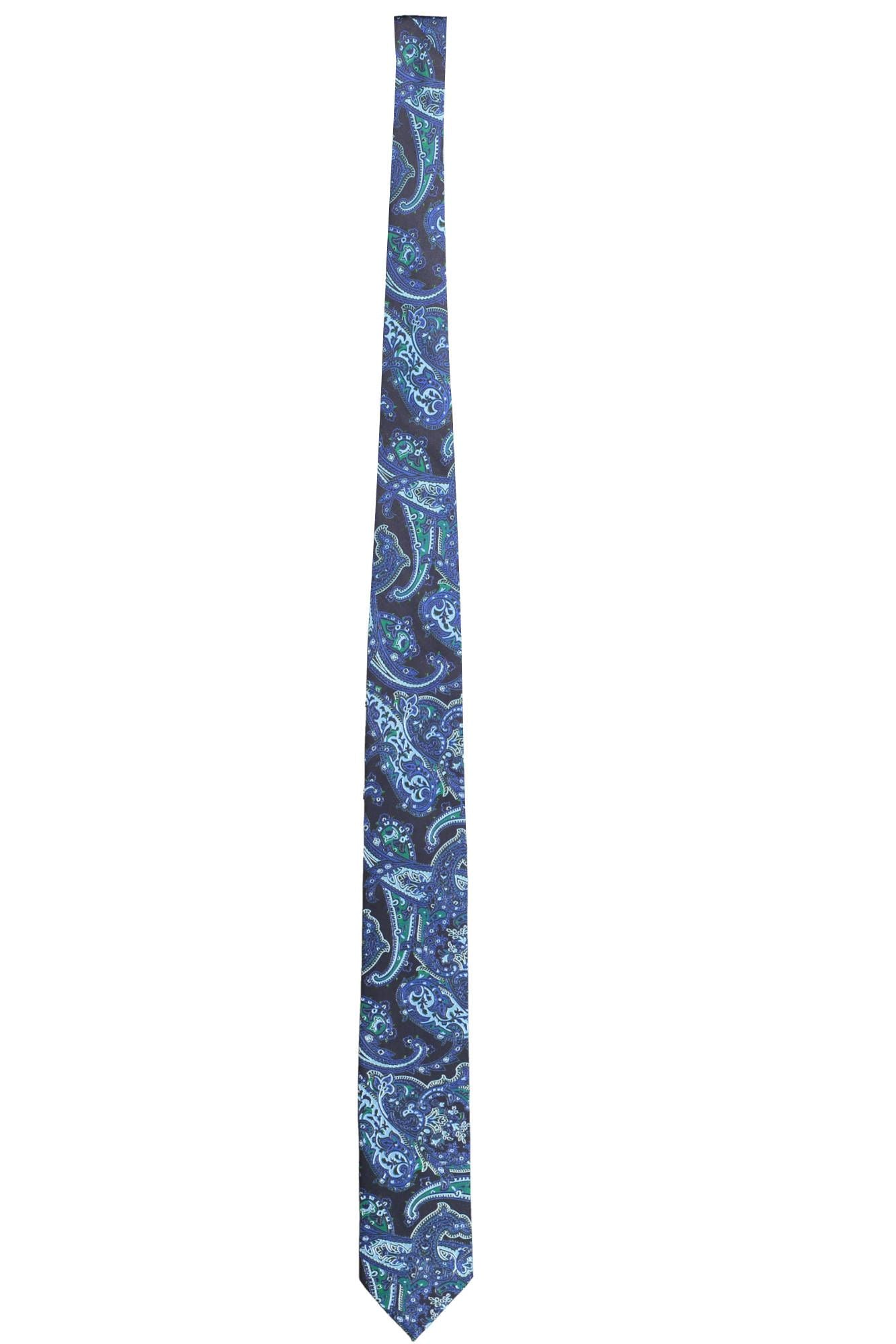 Blue Silk Men Tie