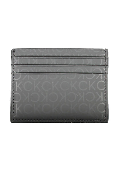 Sleek Black Polyethylene Card Holder