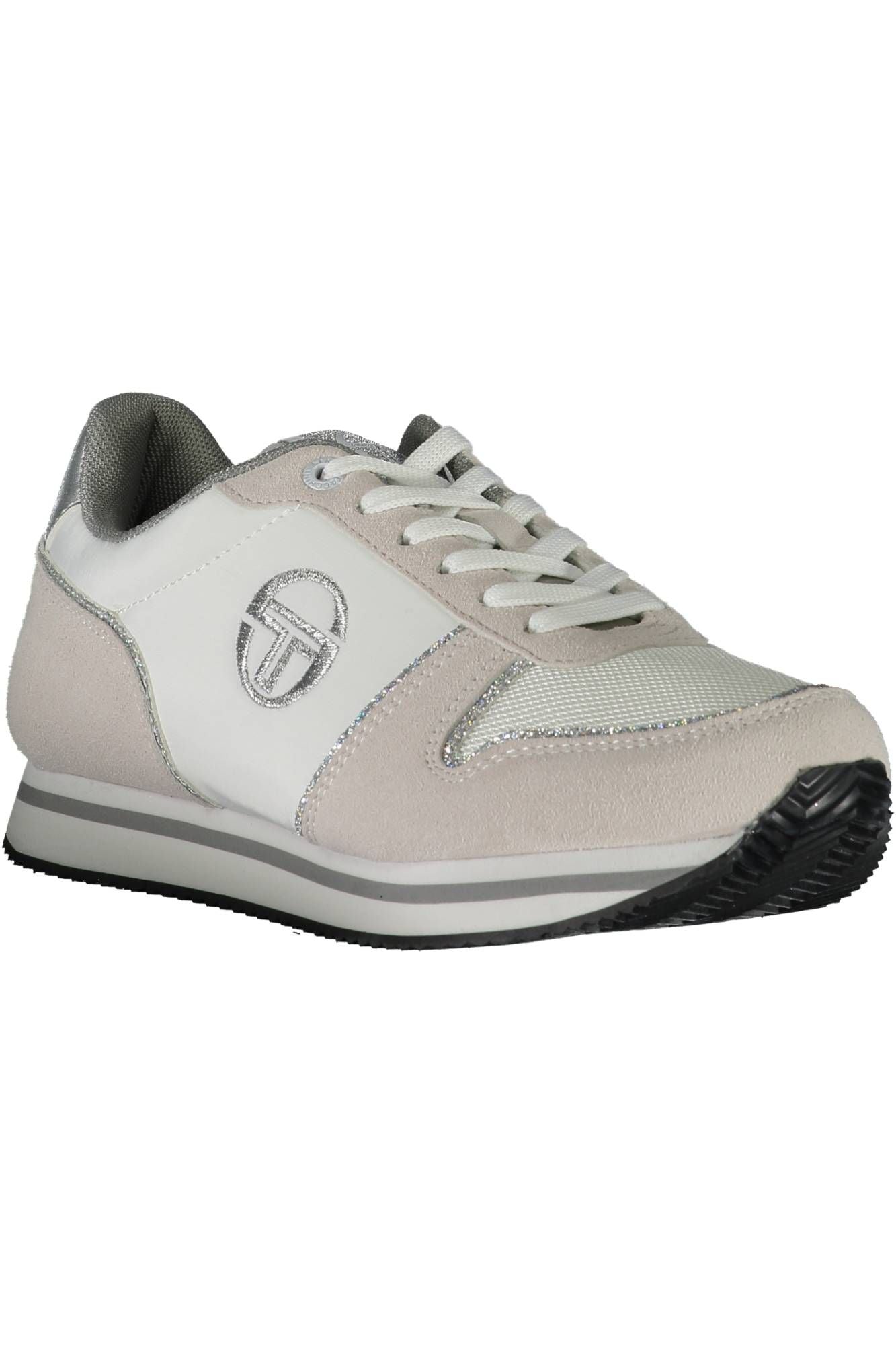 White Polyester Women Sneaker